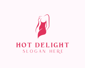 Elegant Woman Body logo design