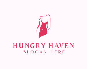 Elegant Woman Body logo design