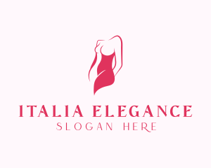 Elegant Woman Body logo design