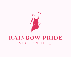 Elegant Woman Body logo design