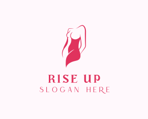 Elegant Woman Body logo design