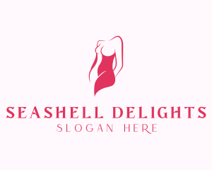 Elegant Woman Body logo design