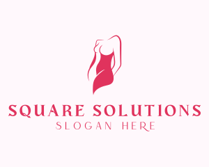 Elegant Woman Body logo design