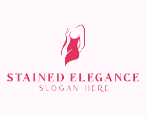 Elegant Woman Body logo design