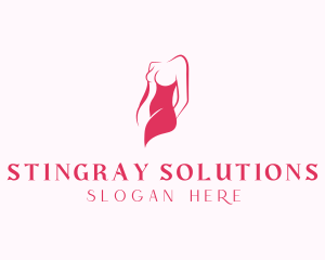 Elegant Woman Body logo design