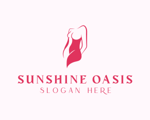 Elegant Woman Body logo design