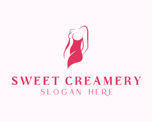 Elegant Woman Body logo design