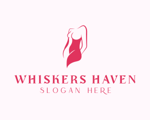 Elegant Woman Body logo design