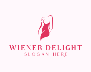 Elegant Woman Body logo design