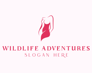 Elegant Woman Body logo design