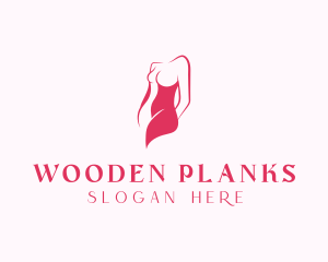 Elegant Woman Body logo design