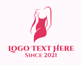 Dermatology - Elegant Woman Body logo design