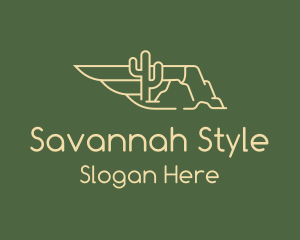 Savannah - Desert Wing Sandstorm logo design