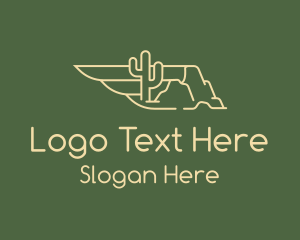 Outback - Desert Wing Sandstorm logo design