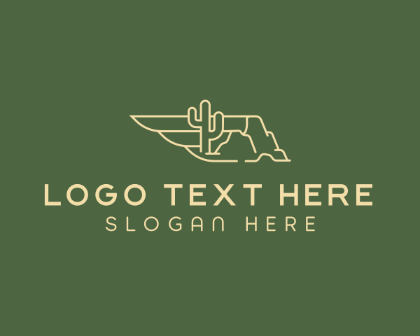 Adventure - Desert Wing Sandstorm logo design