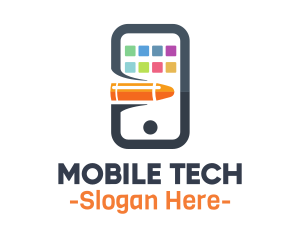 Mobile - Bullet Mobile Apps logo design