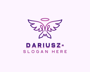 Spiritual Heavenly Wings Logo