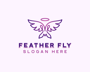 Spiritual Heavenly Wings logo design