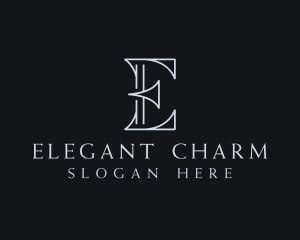 Elegant Boutique Letter E logo design