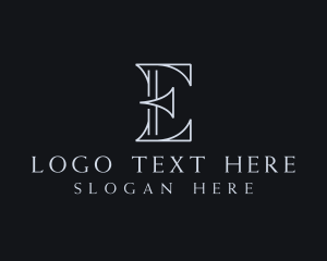 High End - Elegant Boutique Letter E logo design