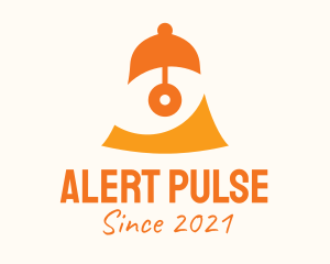 Notification - Orange Eye Bell logo design