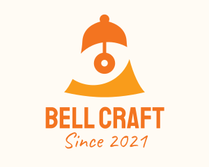 Bell - Orange Eye Bell logo design