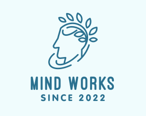 Organic Neurology Mental Health logo design