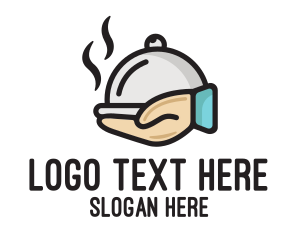 Server - Food Catering Restaurant Delivery logo design