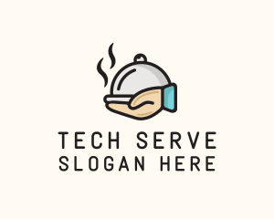 Server - Food Catering Restaurant Delivery logo design