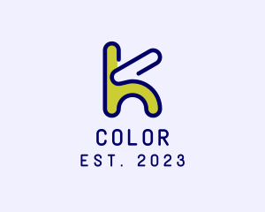 Digital Agency - Media Letter K logo design