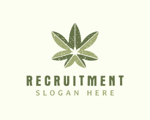 Green Herbal Marijuana Logo