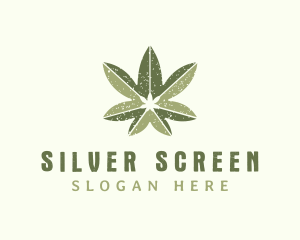 Cannabis - Green Herbal Marijuana logo design