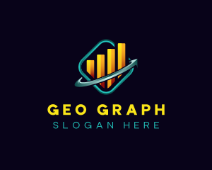 Graph Arrow Chart logo design