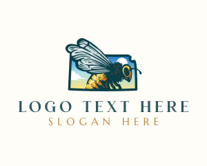 Wings - Kansas Honeybee Apiary logo design