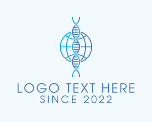 Global - Global Genetics Research Lab logo design