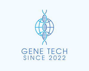 Gene - Global Genetics Research Lab logo design