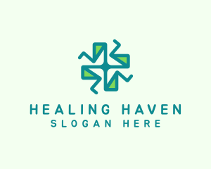 Treatment - Medical Health Hospital logo design