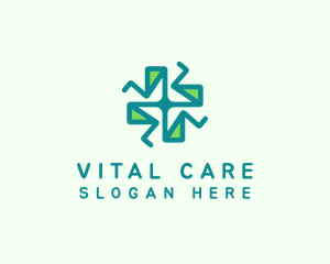 Medical Health Hospital logo design