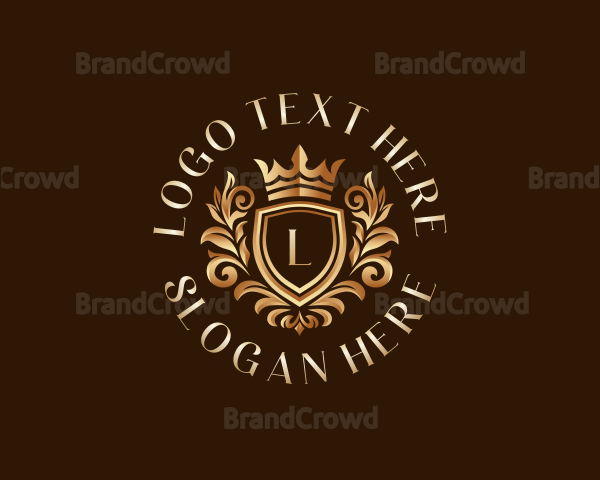 Luxury Crown Crest Logo