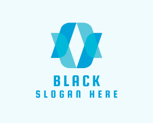 Digital Startup Letter V Logo
