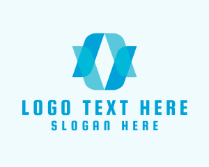 App - Digital Startup Letter V logo design