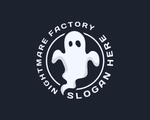 Scary Phantom Ghost logo design