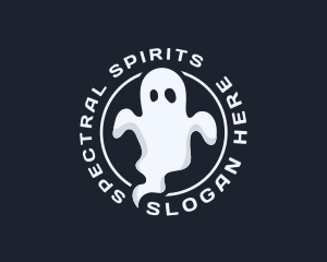 Scary Phantom Ghost logo design