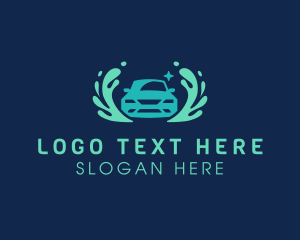 Automobile - Water Splash Car Detailing logo design