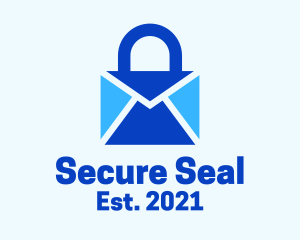 Envelope - Mail Envelope Lock logo design