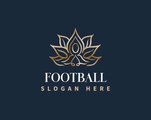 Elegant Yoga Lotus Logo