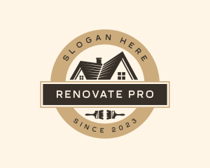 Remodeling Renovation Painting logo design