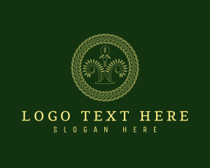 Herbal - Elegant Ornament Firm logo design