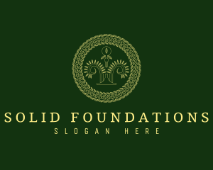 Eco Friendly - Elegant Ornament Firm logo design