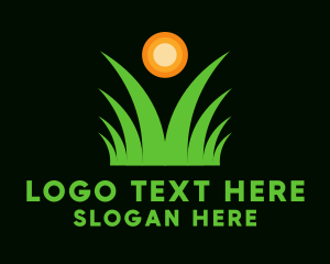 Lawn - Botanical Grass Lawn logo design